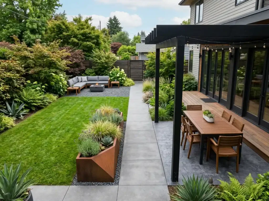 Divide the Yard Into Zones That Match Your Daily Life