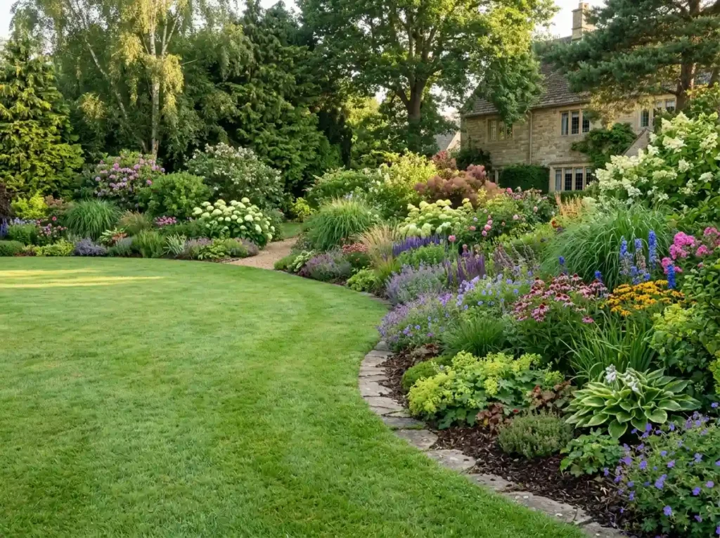 Fill Wide Borders With Layered Garden Beds