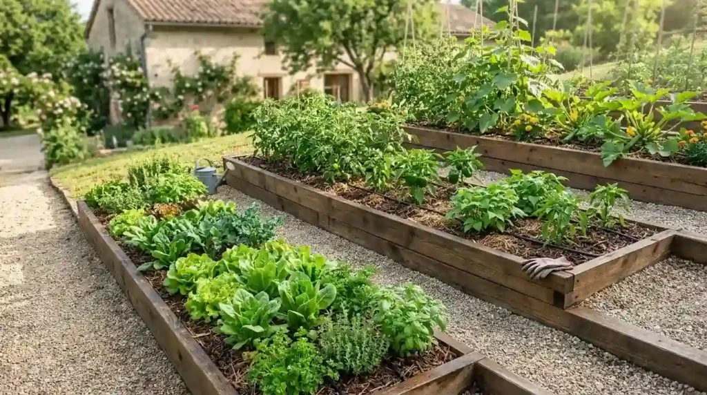Grow Food in Tiered Raised Beds
