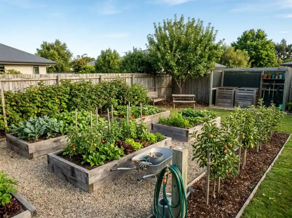 Grow Food in a Vegetable Garden and Small Orchard