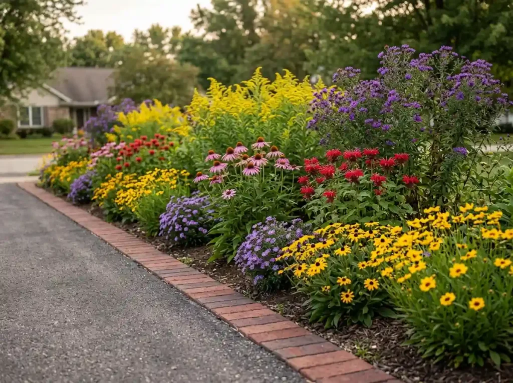 Grow Native Flowers Behind a Clean Edge