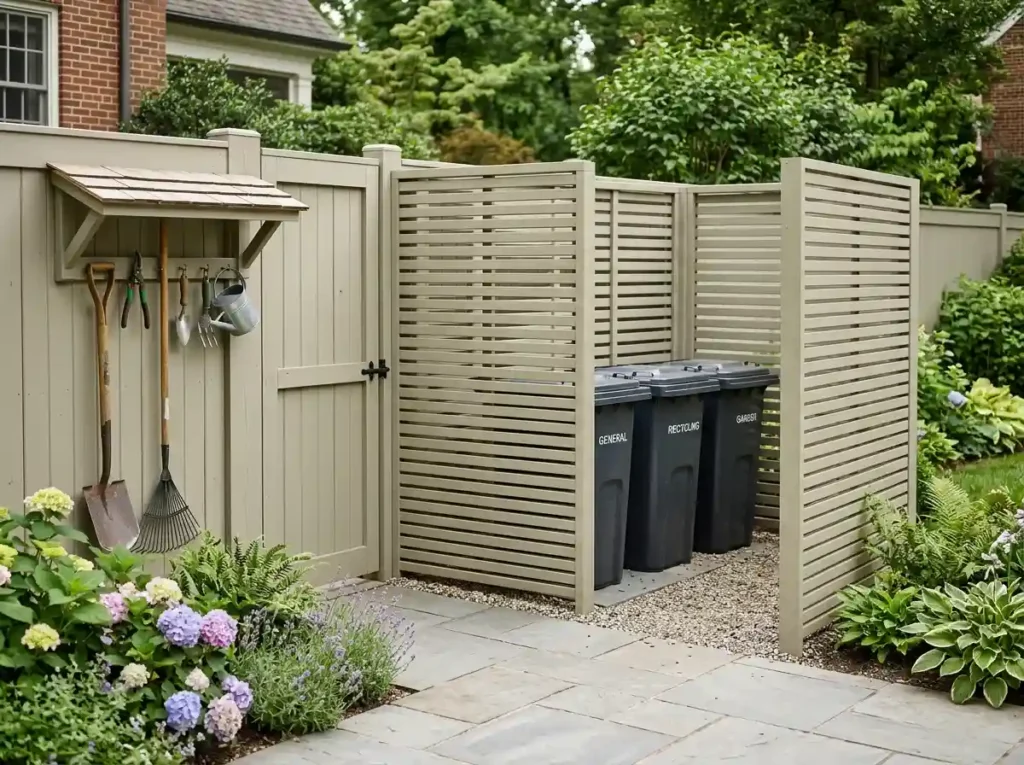 Hide Bins and Tools With a Simple Screen