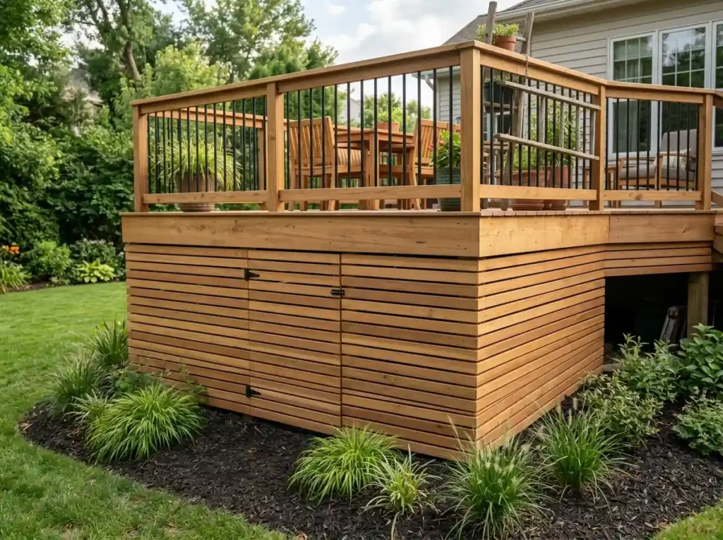 Hide Deck Framing With Attractive Skirting