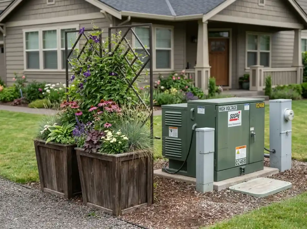 Hide Utility Boxes Without Blocking Them