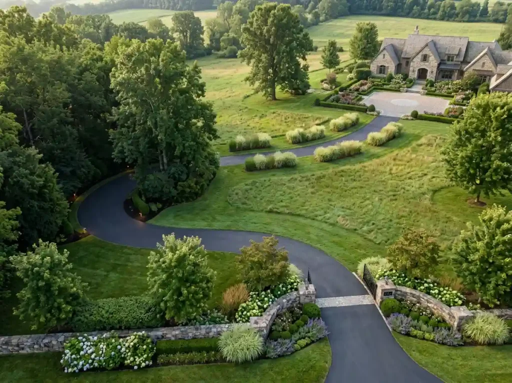 Improve the Driveway in Separate Zones