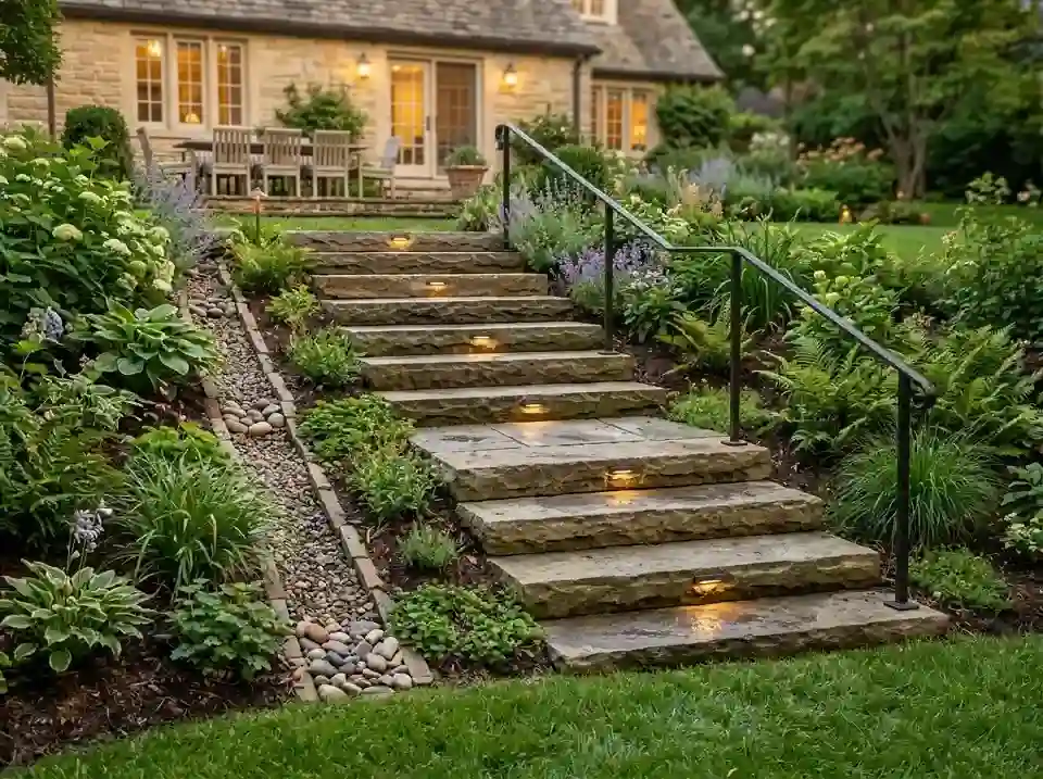 Install Stone Steps for Safer Access