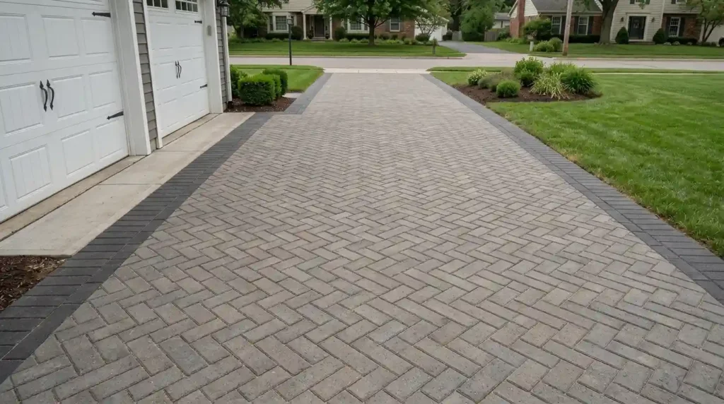 Install a Full Paver Driveway With a Simple Pattern
