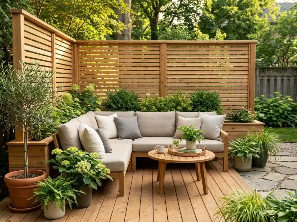 Install a Horizontal Wood Slat Screen