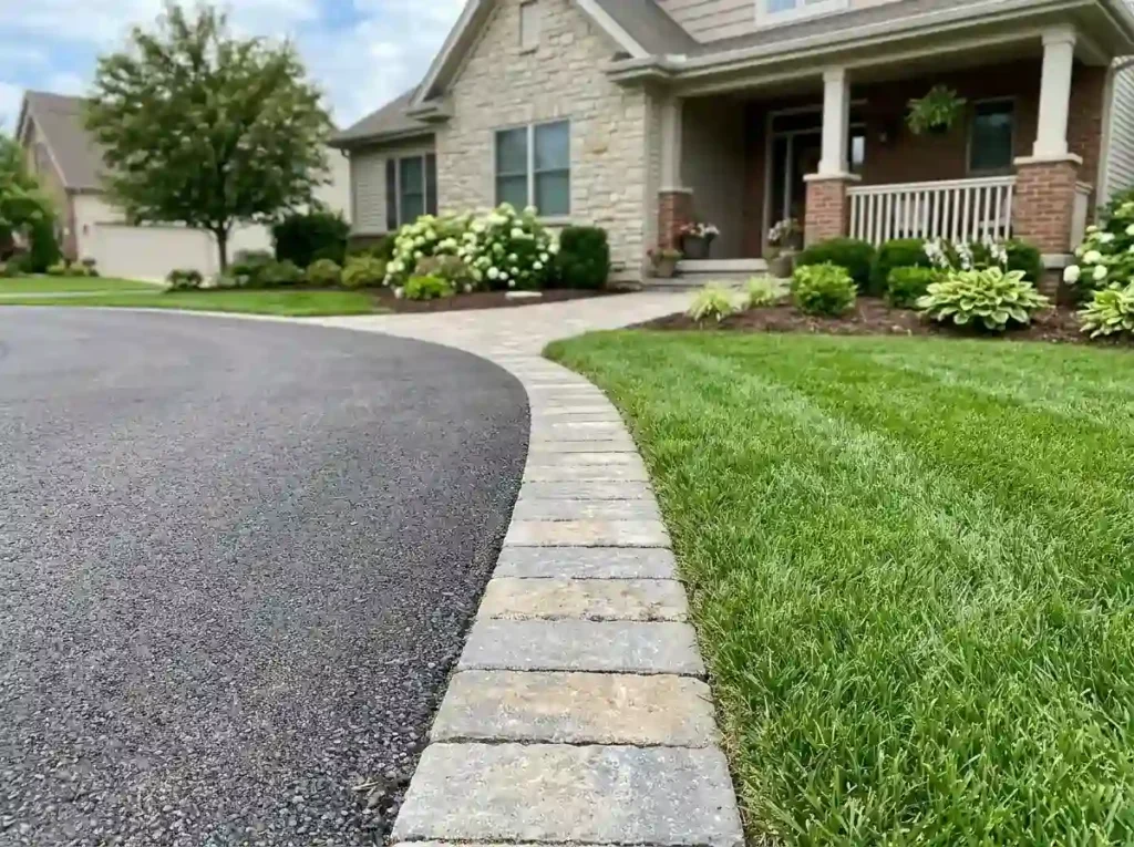 Install a Paver Mowing Strip