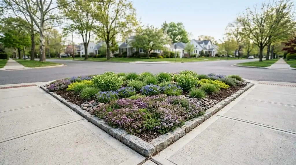 Keep the Street Corner Low and Easy to See Across