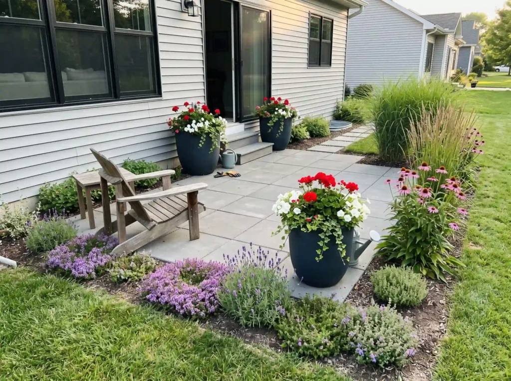 Landscape Around an Existing Patio