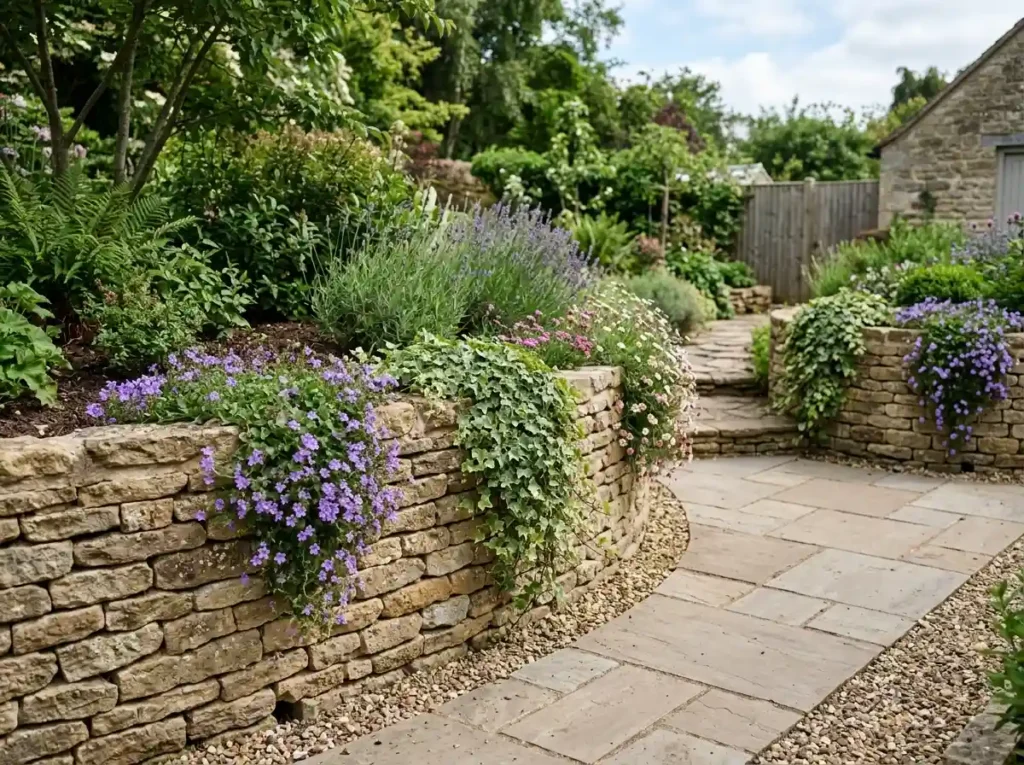 Let Cascading Plants Soften Wall Edges