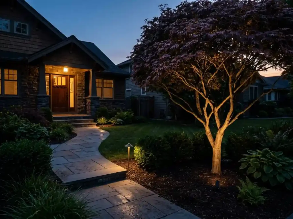 Light One Main Feature Instead of the Whole Yard