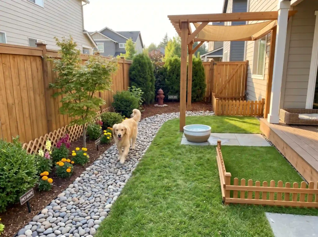 Make a Pet-Friendly Backyard Zone