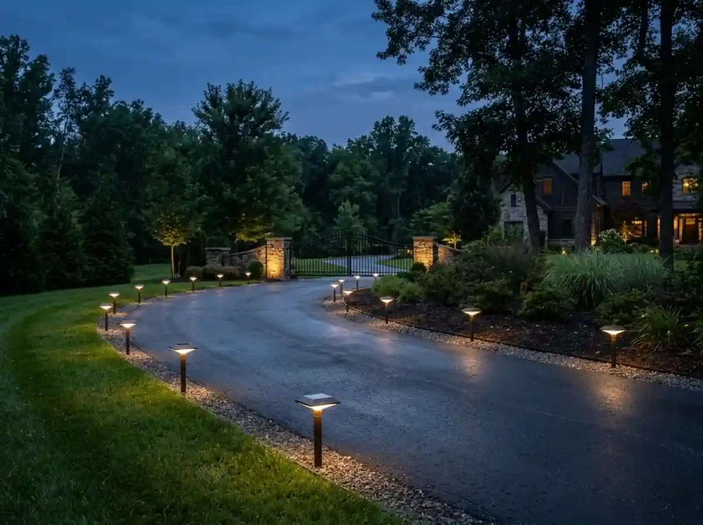 Make the Driveway Safer with Solar Lights