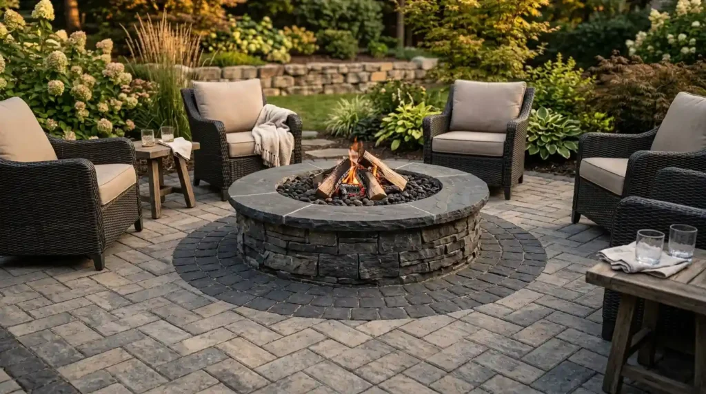 Match a Fire Pit to a Paver Patio