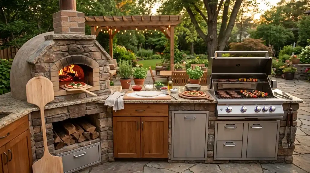 Pair the Pizza Oven With a Grill