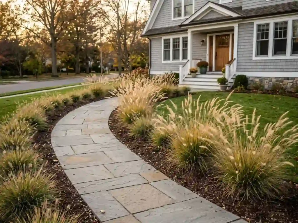 Plant Ornamental Grasses in Repeated Groups