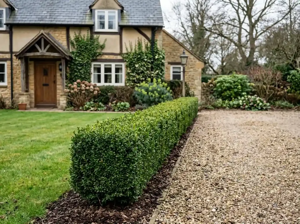 Plant a Low Evergreen Hedge for Year-Round Structure