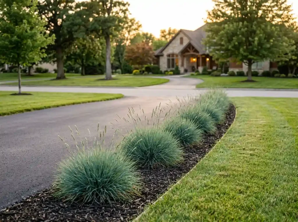 Plant a Ribbon of Compact Ornamental Grass