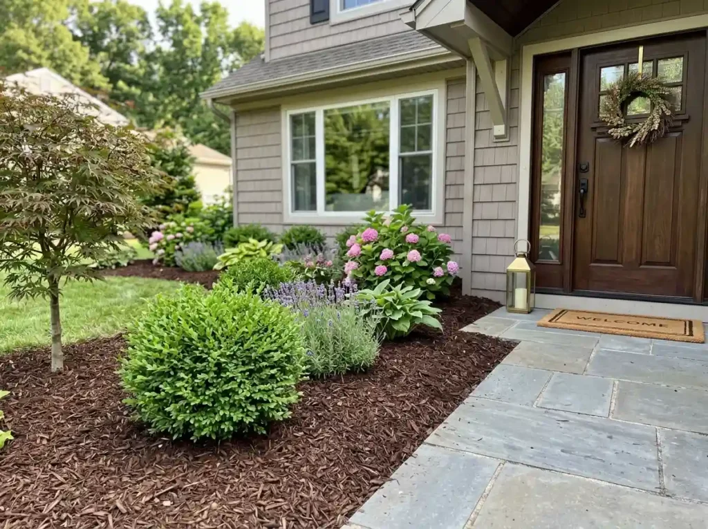 Refresh Mulch in High-Impact Areas