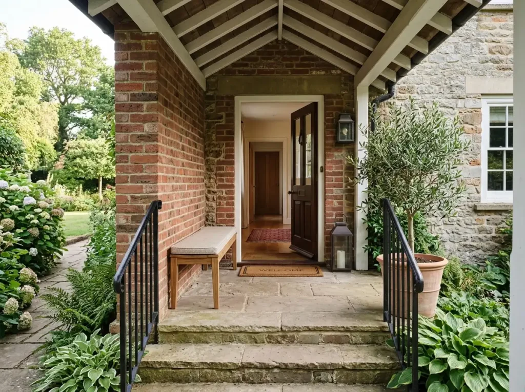 Replace Deep Chairs With a Slim Porch Bench