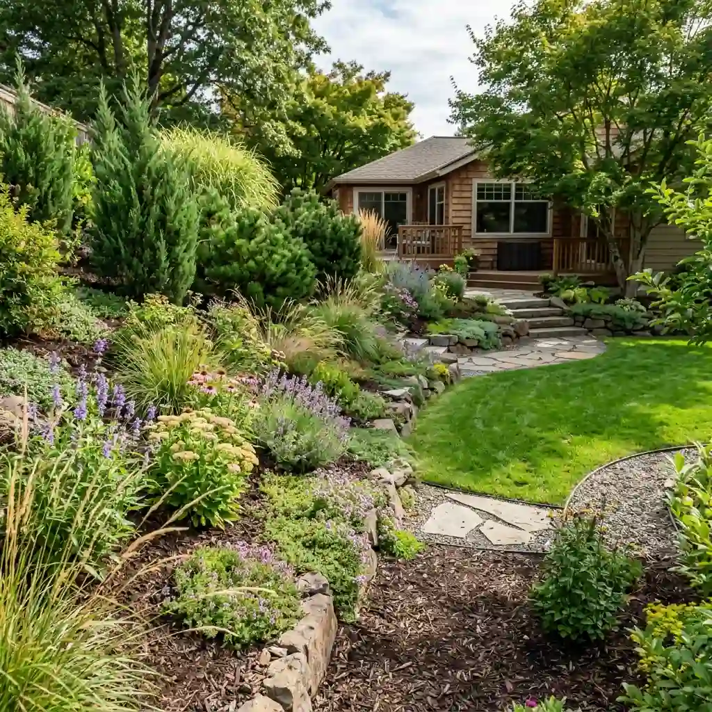Replace Difficult Grass With Low-Maintenance Planting