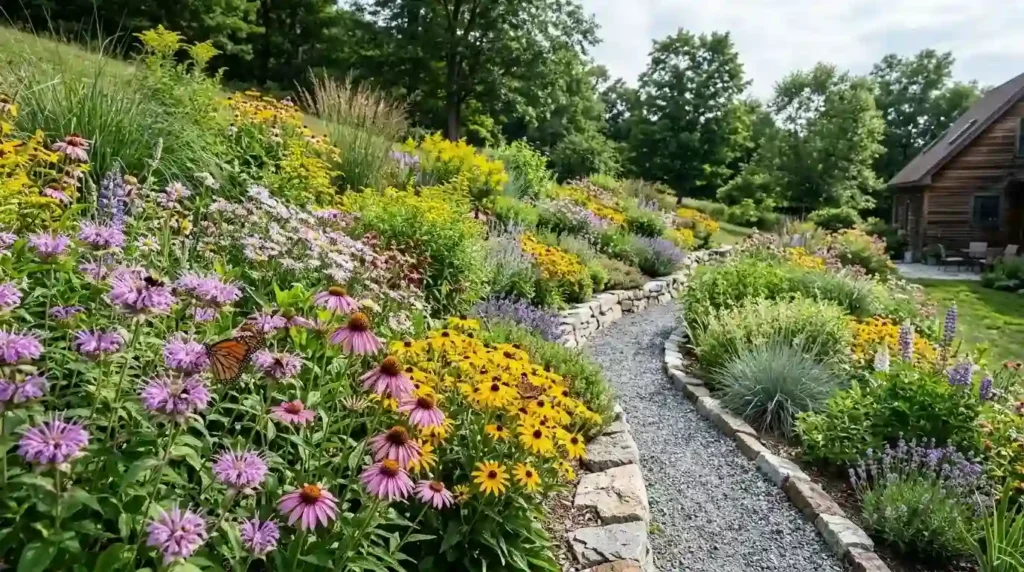 Replace Hard-to-Mow Lawn With a Pollinator Garden