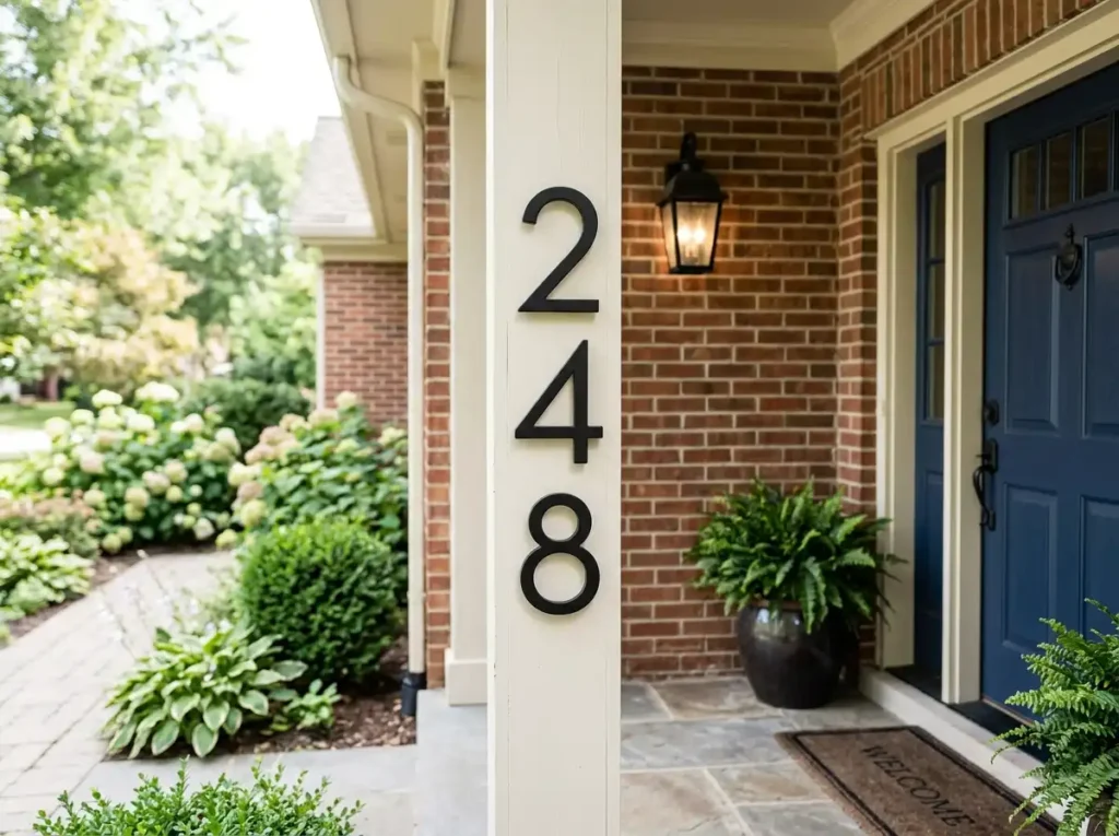 Replace Small House Numbers With a Bold Set