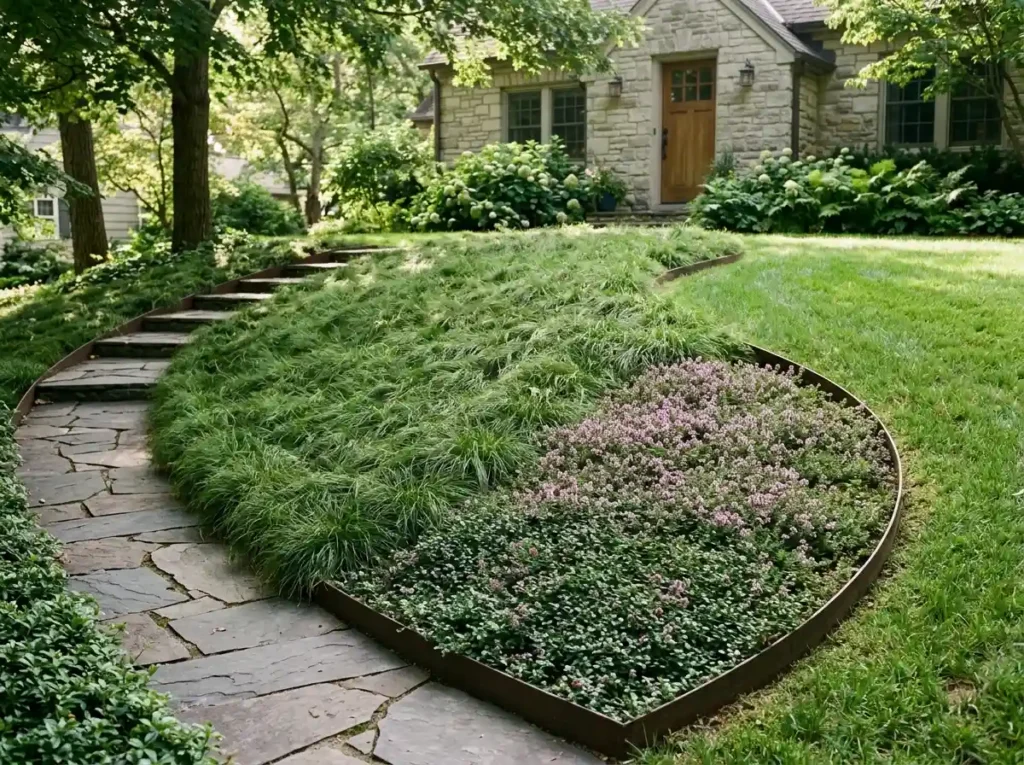 Replace Weak Grass With Ground Cover