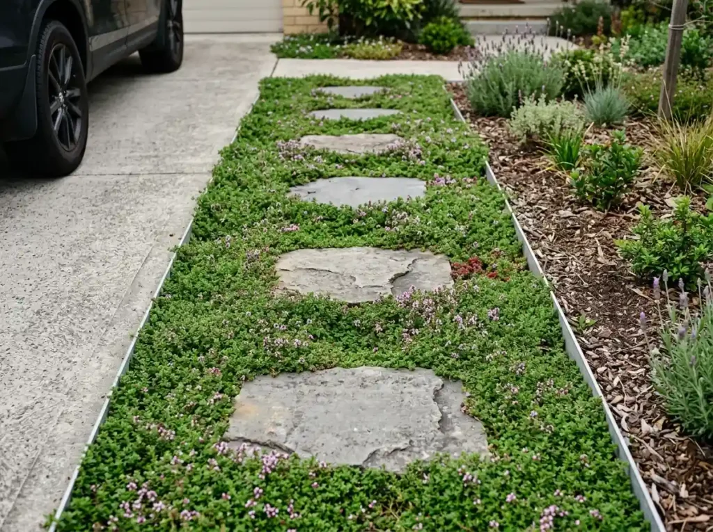 Replace Weak Grass With Low Groundcover