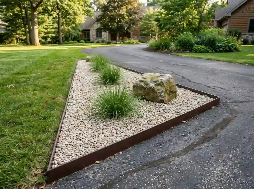 Replace a Difficult Lawn Strip With Gravel