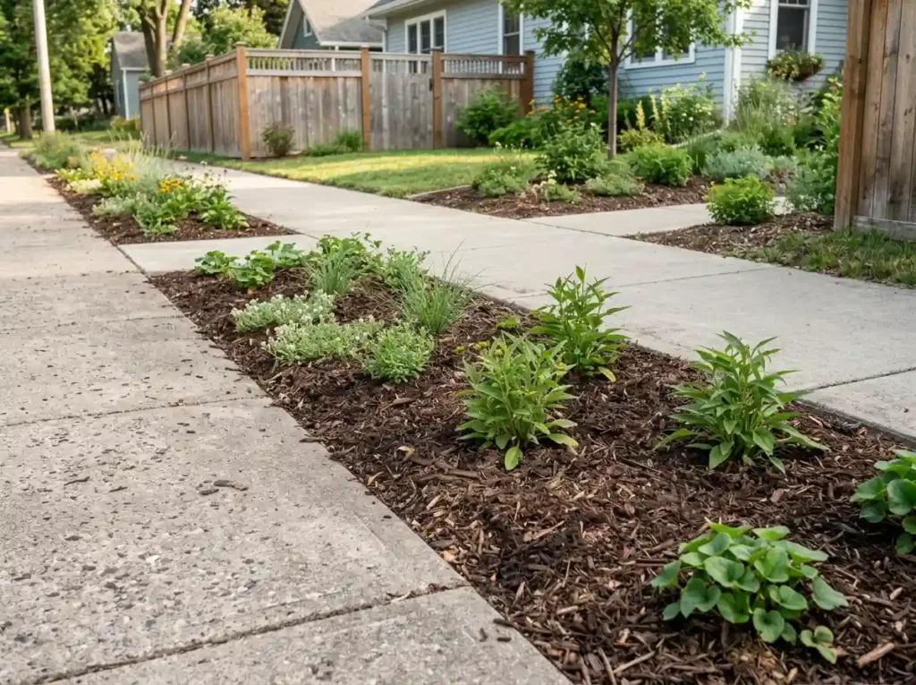 Replace a Narrow Lawn Strip With Native Plants