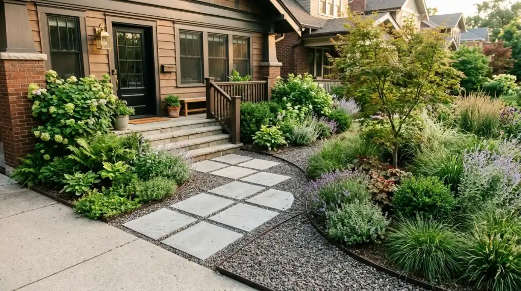 Replace a Struggling Lawn With Pavers and Gravel