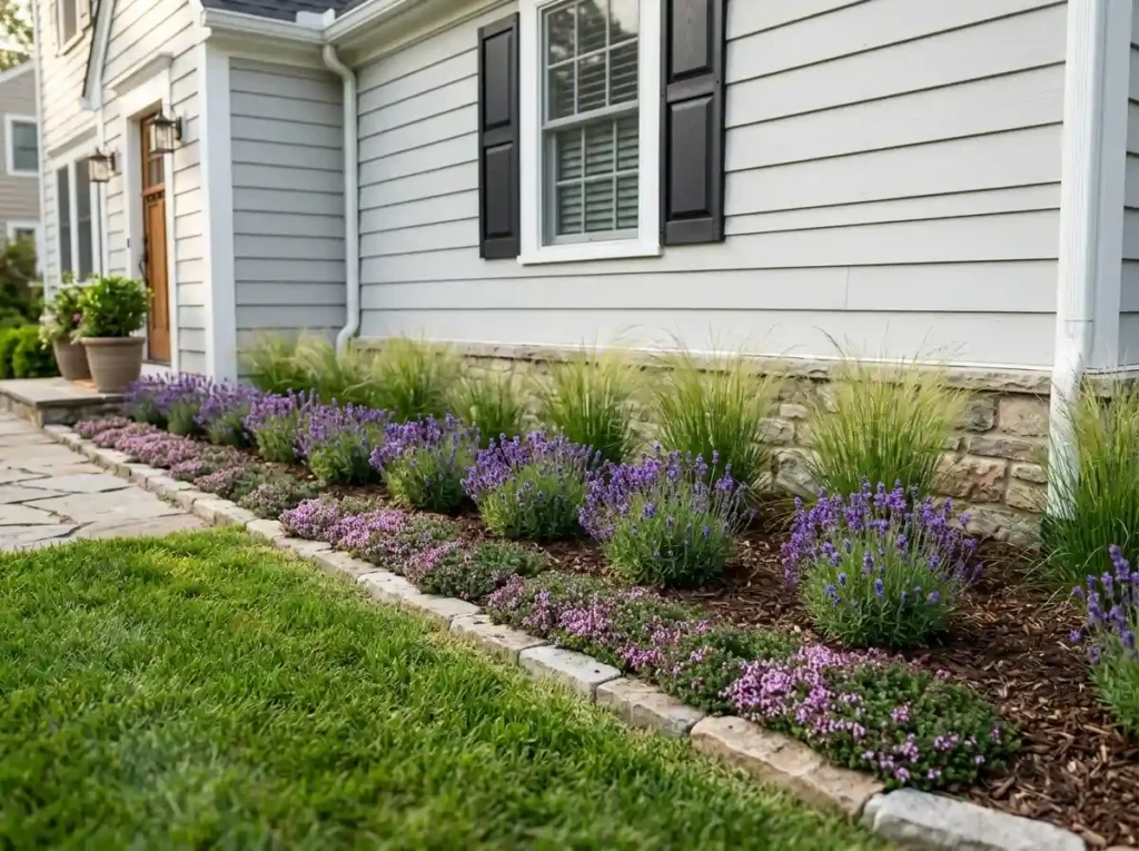 Replace a Wide Flower Bed With a Narrow Border
