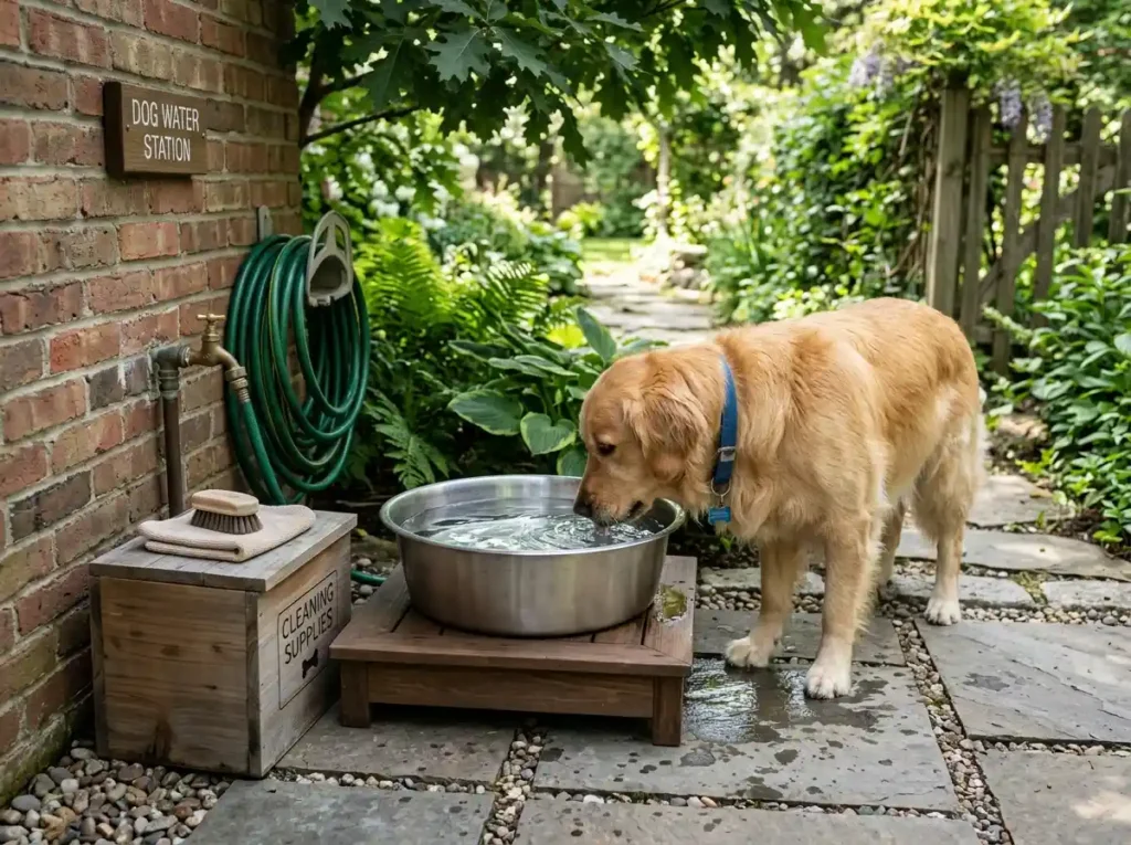 Set Up a Clean Outdoor Water Station