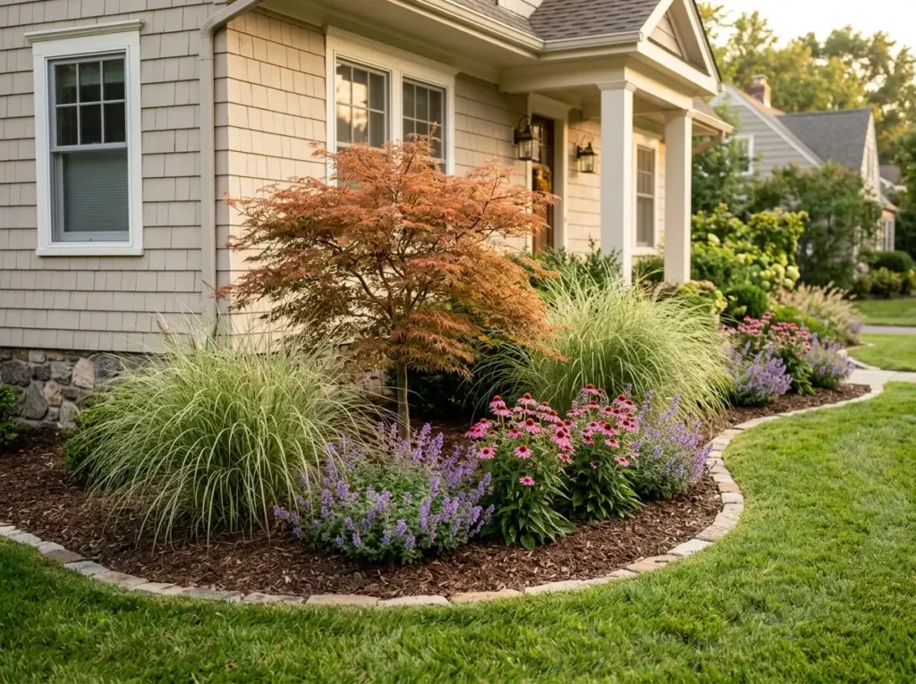 Soften Bare Corners With Curved Garden Beds