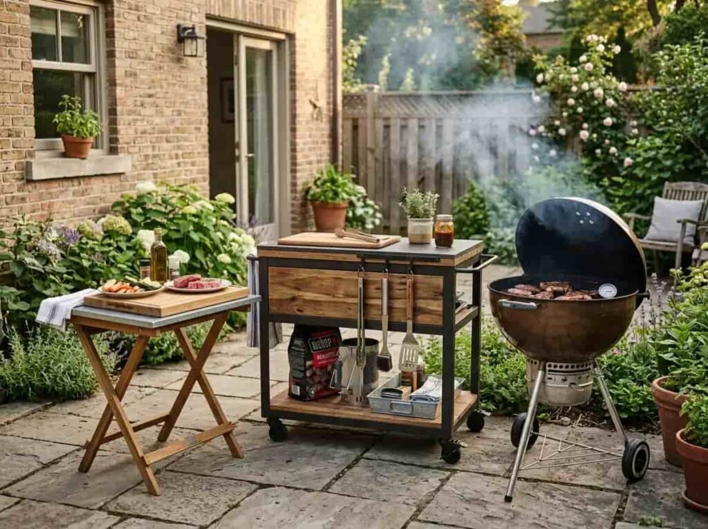 Start With a Simple Grill Station Before Building a Kitchen