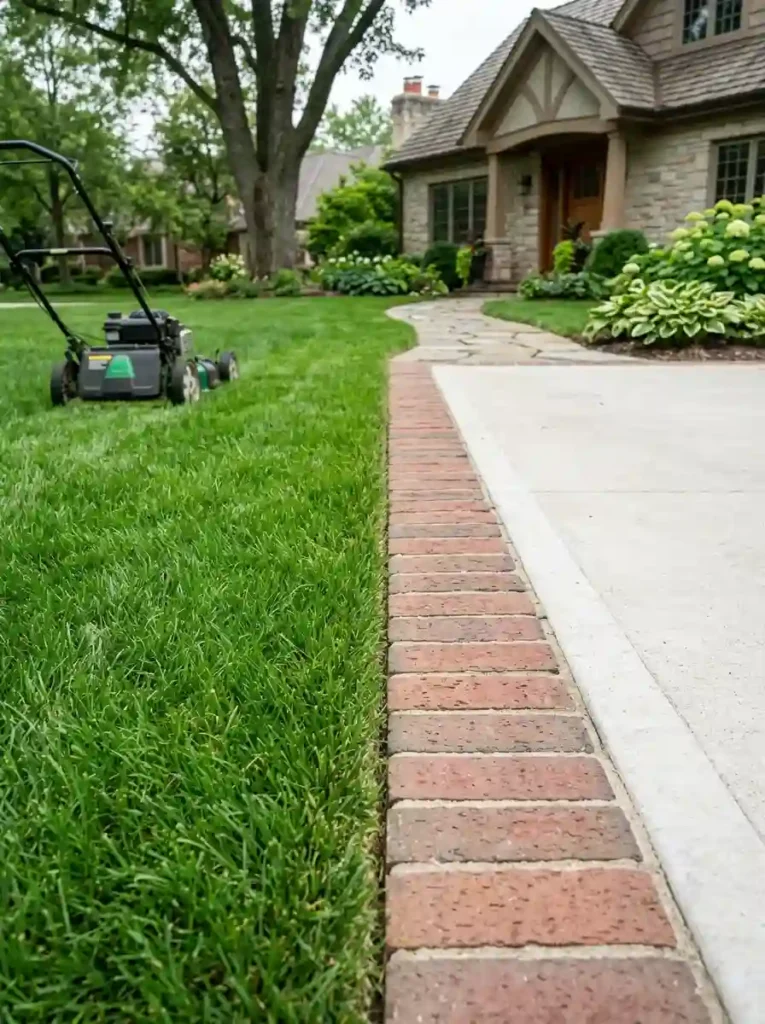 Stop Constant Trimming With a Mow Strip