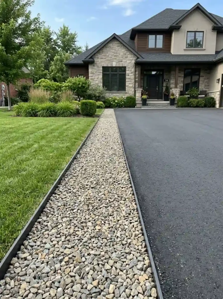 Stop Mowing Narrow Edges With a Gravel Border