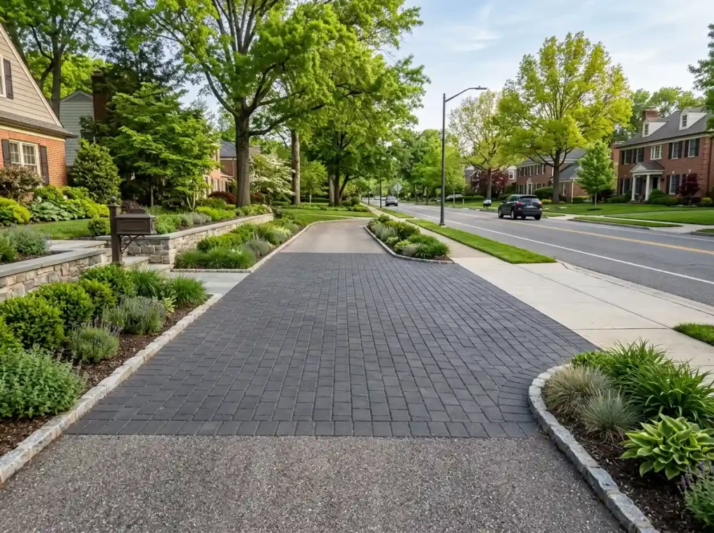 Taper the Driveway Entrance for Easier Turns