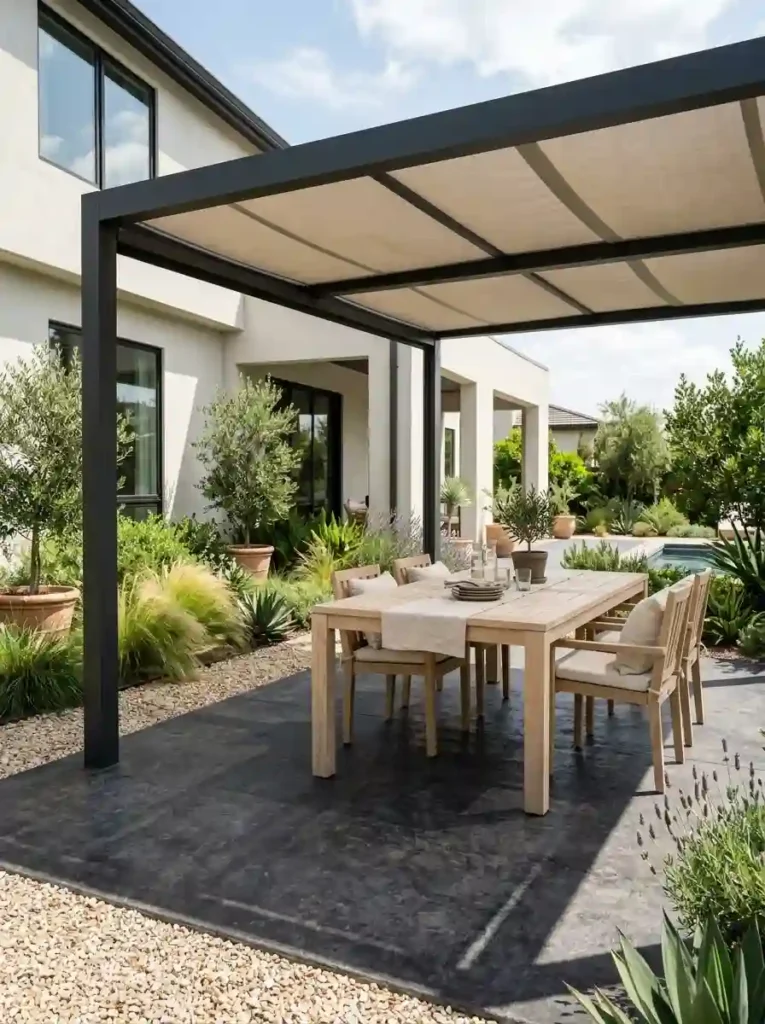 Try Charcoal-Tinted Concrete