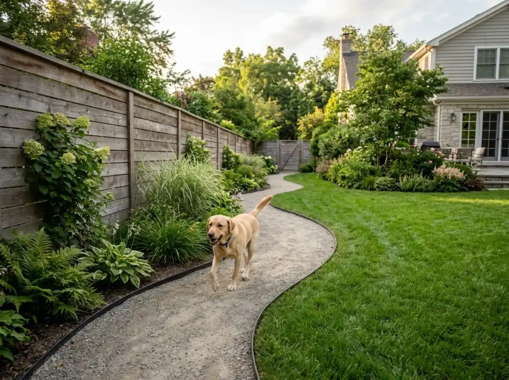 Turn the Fence Route Into a Planned Dog Path