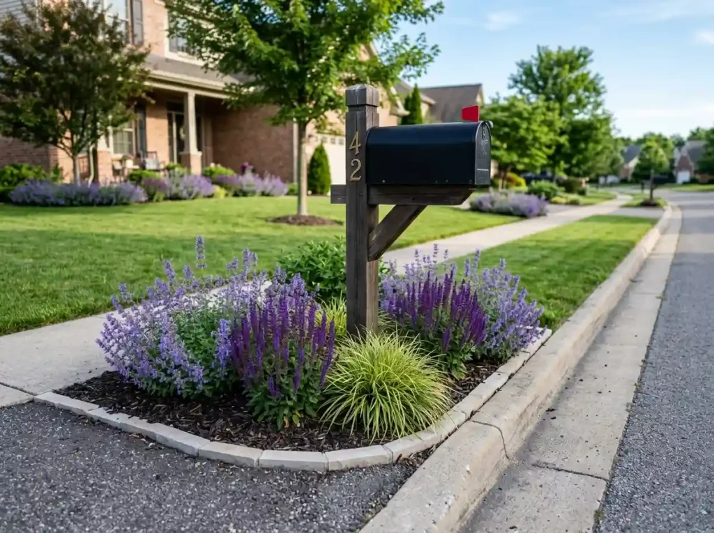 Turn the Mailbox Area Into a Small Garden