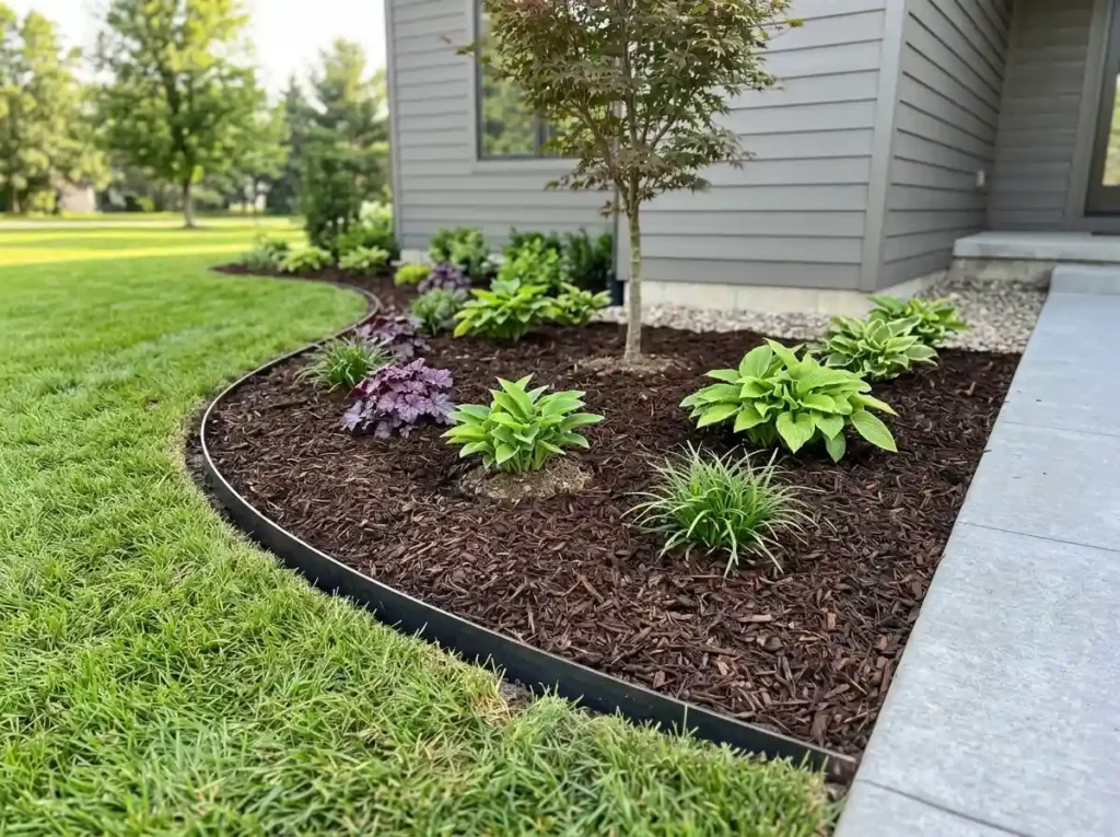 Use Fresh Edging and Mulch for a Fast Final Fix
