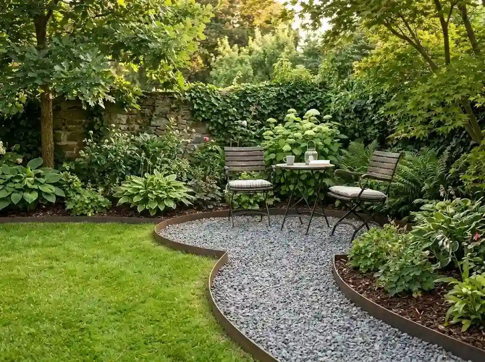 Use Gravel for Paths and Seating Areas