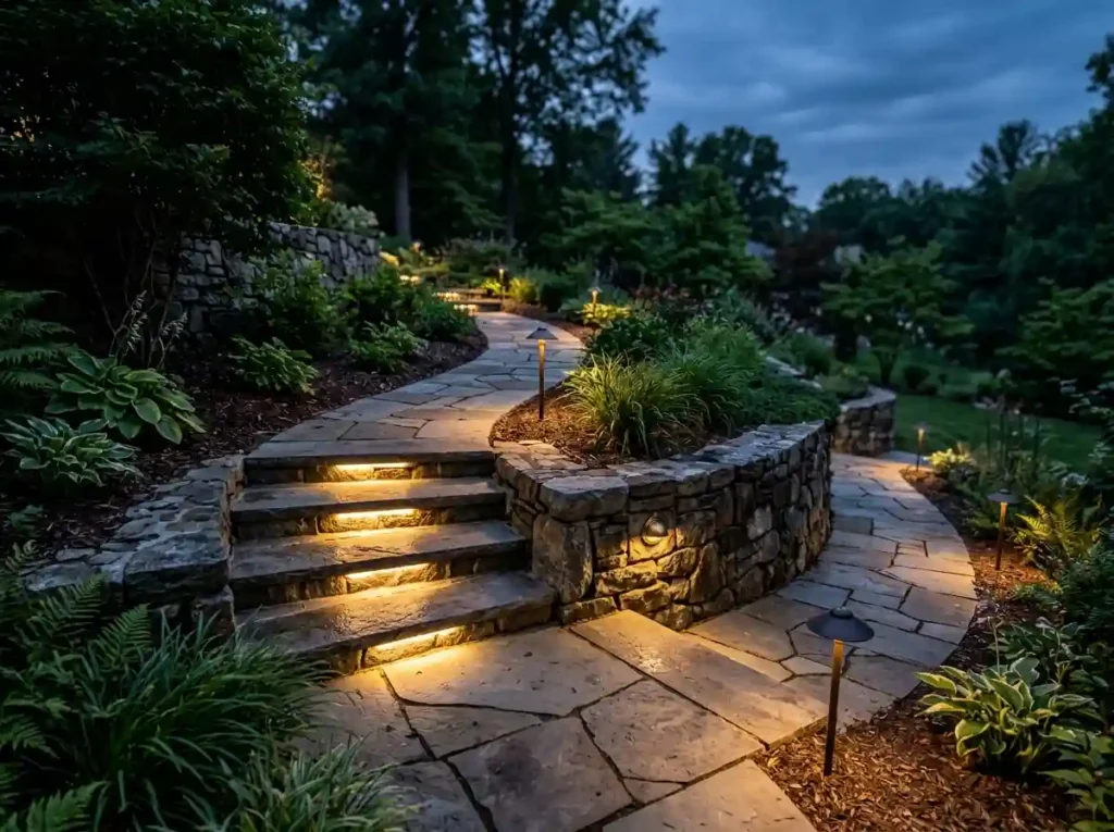 Use Lighting to Make Steps and Paths Safer