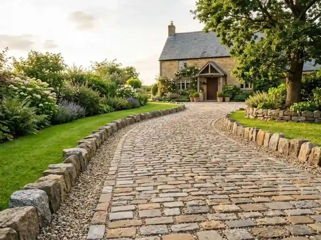 Use Natural Stone or Cobblestones