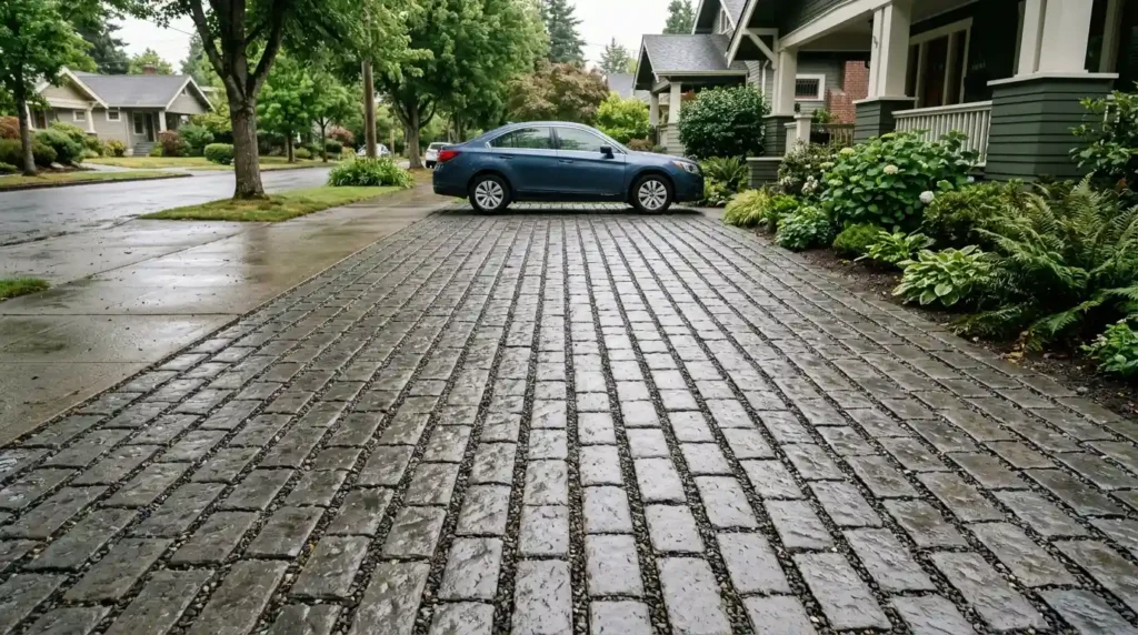 Use Permeable Pavers Where Water Collects