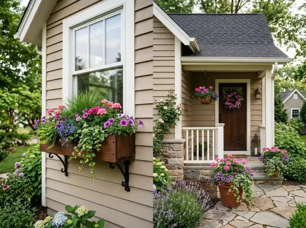 Use Window Boxes for Color Above Ground Level